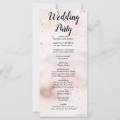 Programme de mariage des étoiles blanches, blanche (Dos)