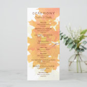 Programme de mariage des Feuilles de l'érable d'au (Debout devant)