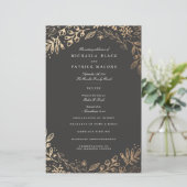 Programme de mariage des fleurs de récolte (Debout devant)