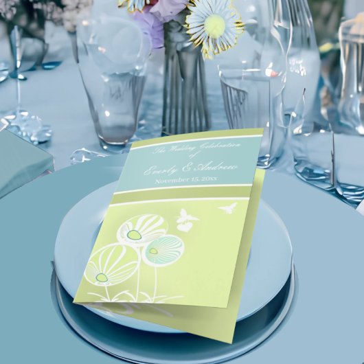 Programme de mariage des fleurs et des abeilles