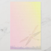 Programme de mariage des libellules rose et jaune  (Dos)