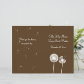 Programme de mariage des meilleurs voeux (marron) (Debout devant)