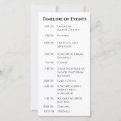 Programme de mariage des Noirs et des Anneaux de M (Dos)