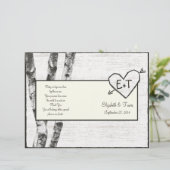 Programme de mariage des oiseaux sculptés (Debout devant)