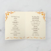 Programme de mariage des oliages d'automne (Intérieur)