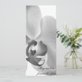 Programme de mariage des orchidées blanches (Debout devant)