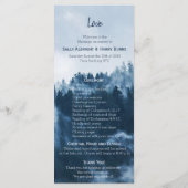 Programme de mariage des pins d'hiver (Dos)