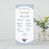 Programme de mariage des pins d'hiver Lumière (Debout devant)