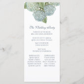 Programme de mariage des pivoines (Dos)