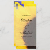 Programme de mariage des tournesols (Devant / Derrière)