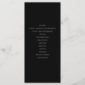 Programme de mariage des vignes citrouilles (Dos)