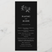 Programme de mariage des vignes citrouilles (Devant)