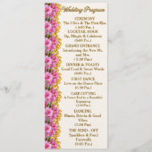 Programme de Mariage Détillé Rhododendron de la Cô (Devant)