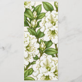 Programme de Mariage Détillé Rhododendron de la Cô (Dos)