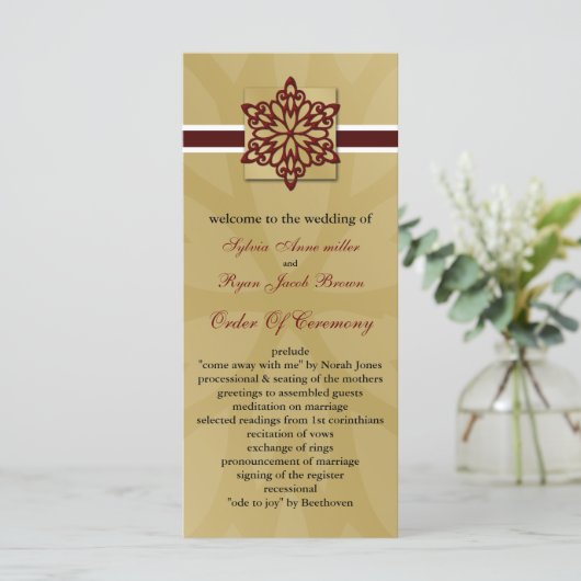 programme de mariage d'hiver des flocons de neige (Debout devant)