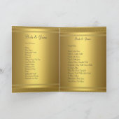Programme de mariage d'or (Intérieur)