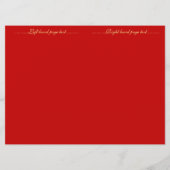 Programme de mariage double inspiré par l'Inde Rou (Dos)