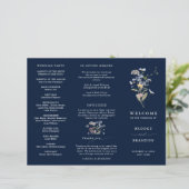 Programme de mariage du Fleur sauvage de la Marine (Debout devant)