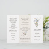Programme de mariage du jardin du Fleur sauvage de (Debout devant)