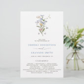 Programme de mariage du jardin du Fleur sauvage de (Debout devant)