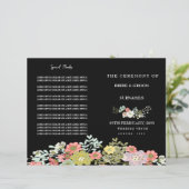 Programme de mariage du Jardin Floral de Soirée Él (Debout devant)