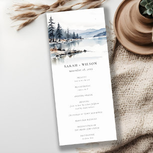 Programme de mariage du lac Snow Mountain Winter