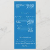 Programme de mariage du poisson bleu et du corail (Dos)