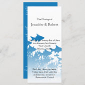 Programme de mariage du poisson bleu et du corail (Devant / Derrière)