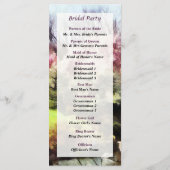 Programme de mariage du printemps japonais (Dos)