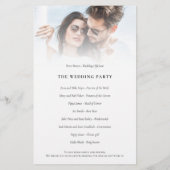 Programme de mariage du script de superposition de (Dos)