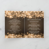 Programme de mariage Éclairage d'or (Intérieur)