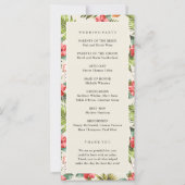 Programme de mariage écologique pour ananas tropic (Dos)