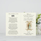 Programme de mariage élégant de la messe latine ca (Debout devant)