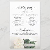 Programme de mariage élégant et économique avec ro (Dos)