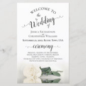 Programme de mariage élégant et économique avec ro (Devant)