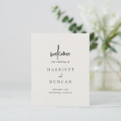 Programme de Mariage Élégant et Intemporel Beige N (Debout devant)