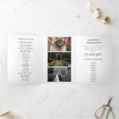 Programme de mariage élégant et mémorial | En souv (Intérieur)