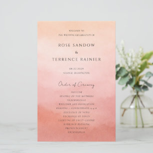 Programme de mariage élégant et moderne de style c