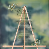 Programme de mariage élégant or et verdure (Neutre)