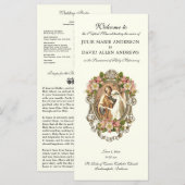 Programme de Mariage Élégant pour la Messe Latine  (Devant / Derrière)