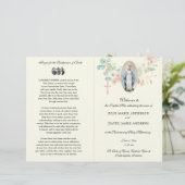 Programme de mariage élégant pour la messe latine (Debout devant)