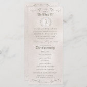 PROGRAMME DE MARIAGE | Élégant Rose de beauté (Devant / Derrière)