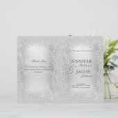 Programme de mariage Elégante Parties scintillant  (Debout devant)