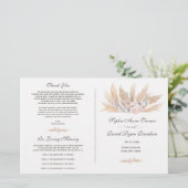 Programme de mariage en herbe de l'orchidée Rose (Debout devant)