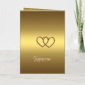 Programme de mariage en or (Dos)