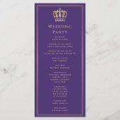 Programme de mariage épée médiévale Lion Royal Pou (Dos)