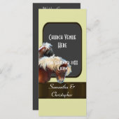 Programme de mariage équestre pour chevaux et pone (Devant / Derrière)