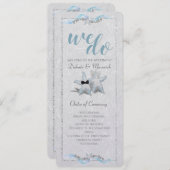 Programme de mariage étoile de mer (Devant / Derrière)