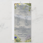 Programme de mariage extérieur sous l'arboretum du (Dos)