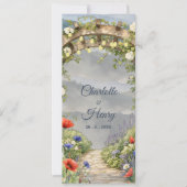Programme de mariage extérieur sous l'arboretum du (Devant)